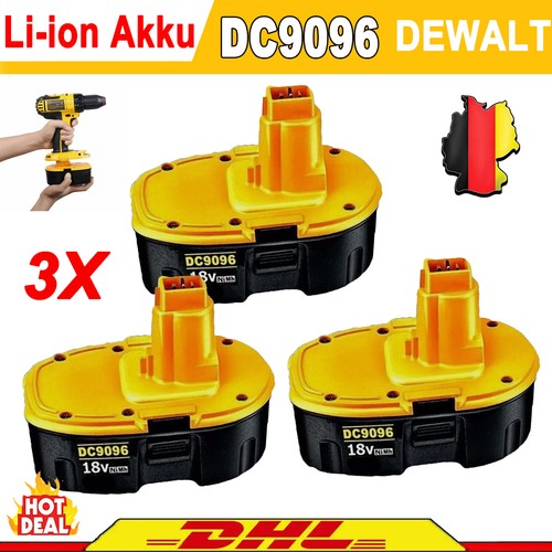 Akku für dewalt 18v - 3x,